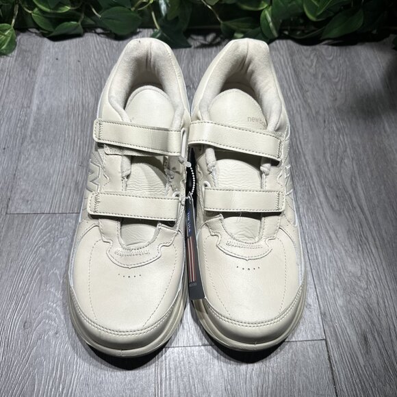 New Balance MW577VB Beige Strap Walking Shoes Leather DSL-2 Mens Size 9.5 D main image 4
